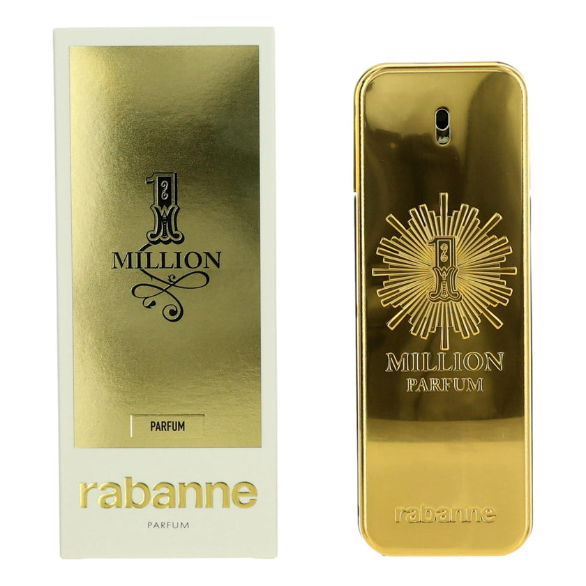1 Million by Paco Rabanne, 3.4 oz Pure Parfum Spray for Men