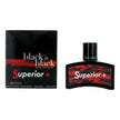 Black is Black Superior by Nu Parfumes, 3.4 oz Eau de Toilette Spray for Men