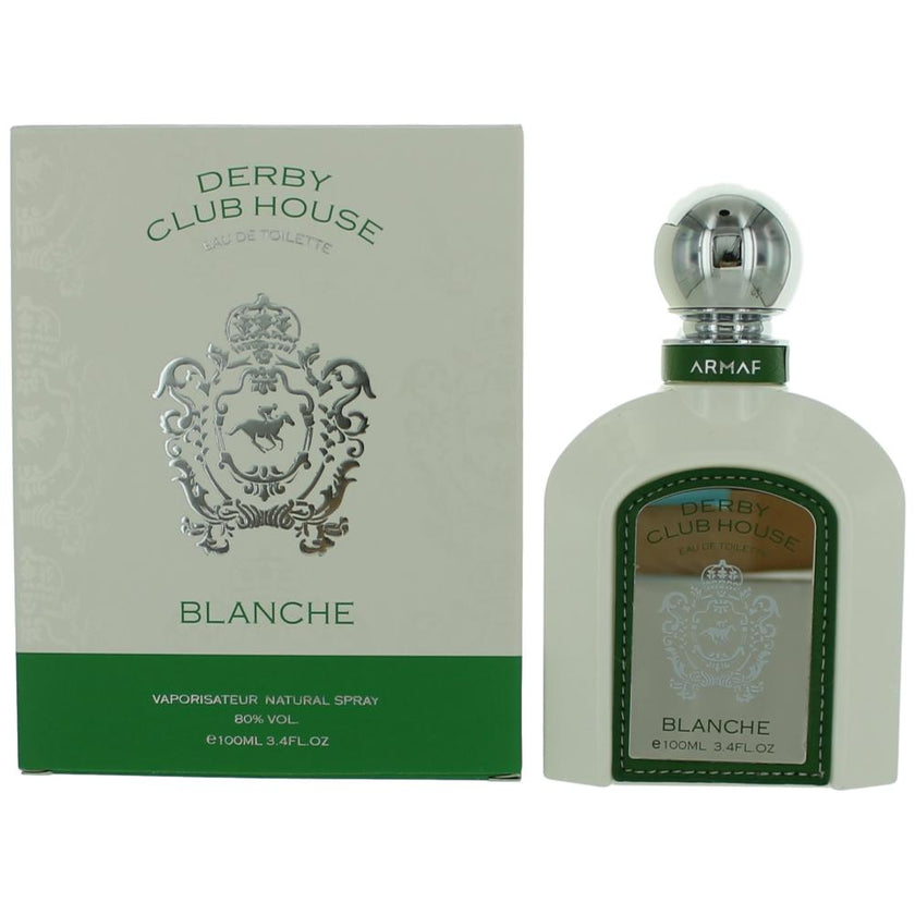 Derby Club House Blanche by Armaf, 3.4 oz Eau De Toilette Spray for Men
