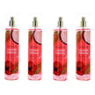 Coconut Hibiscus by Bodycology, 4 Pack 8 oz Fragrance Mist for Women