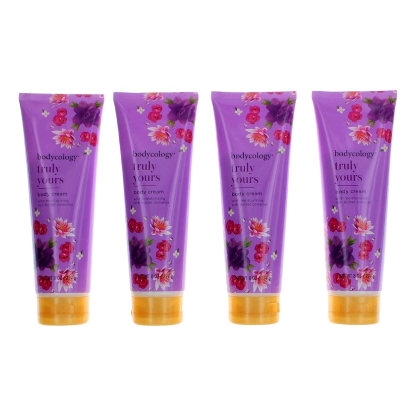 Truly Yours by Bodycology, 4 Pack 8oz Moisturizing Body Cream women