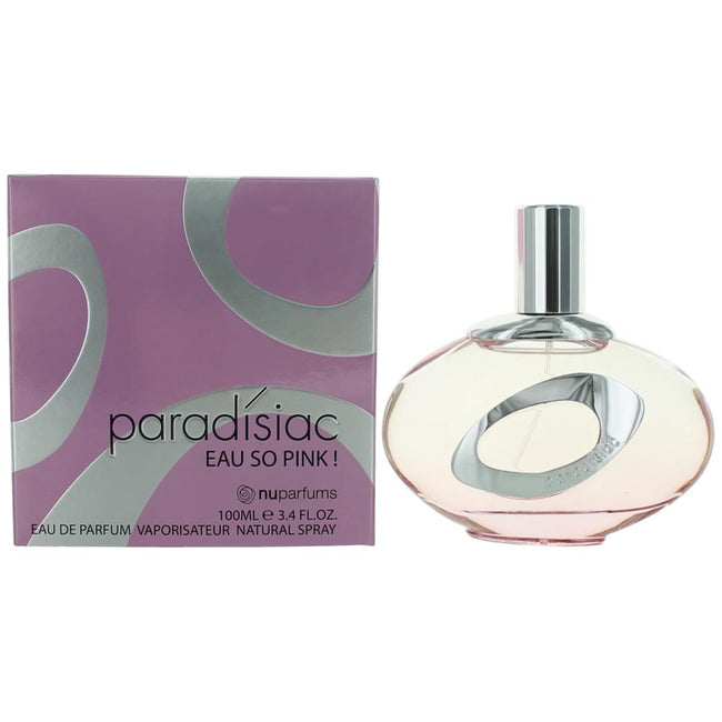 Paradisiac Eau So Pink by NuParfums, 3.4 oz Eau De Parfum Spray for Women