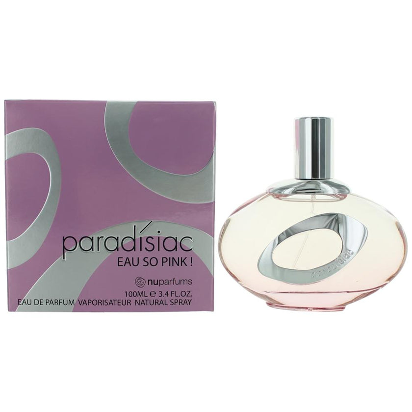 Paradisiac Eau So Pink by NuParfums, 3.4 oz Eau De Parfum Spray for Women