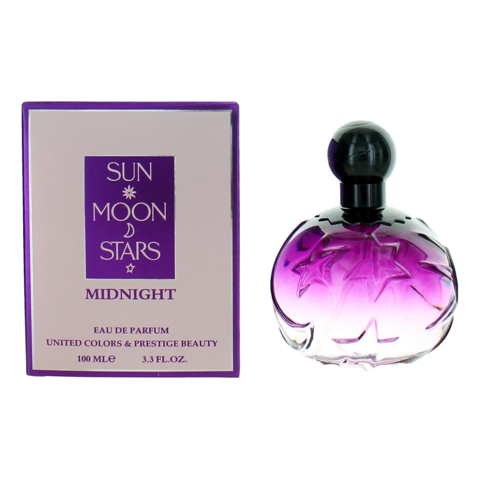 Sun Moon Stars Midnight by United Colors, 3.4 oz Eau De Parfum Spray for Women