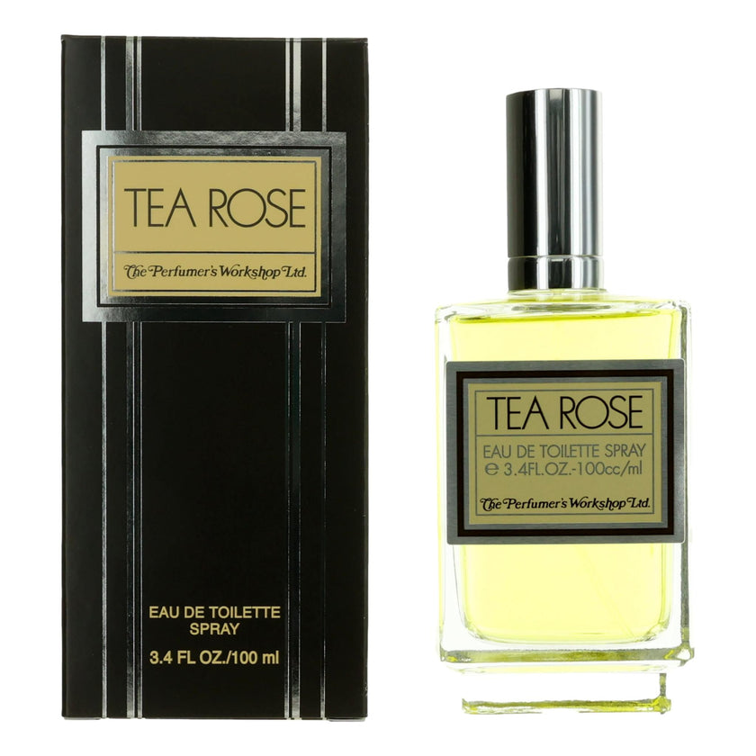 Tea Rose by Perfumer's Workshop, 4 oz Eau De Toilette Spray for Women