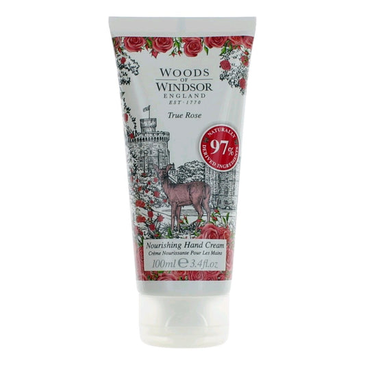 Woods Of Windsor True Rose by Woods Of Windsor, 3.4 oz Nourishing Hand Cream for Women