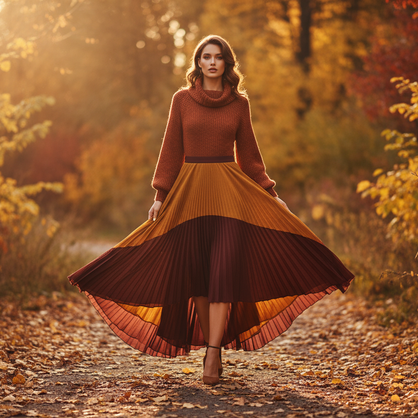 DRESSES MODEL FALL SEASON 